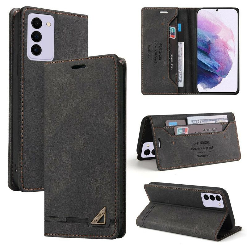 Folio Cover Samsung Galaxy S21 FE Custodia in pelle Ecopelle Gq.utrobe