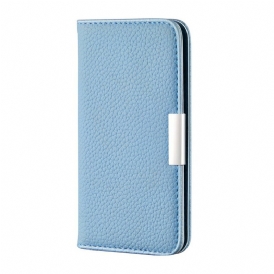 Folio Cover Samsung Galaxy S21 FE Custodia in pelle Ecopelle Litchi Ultra Chic