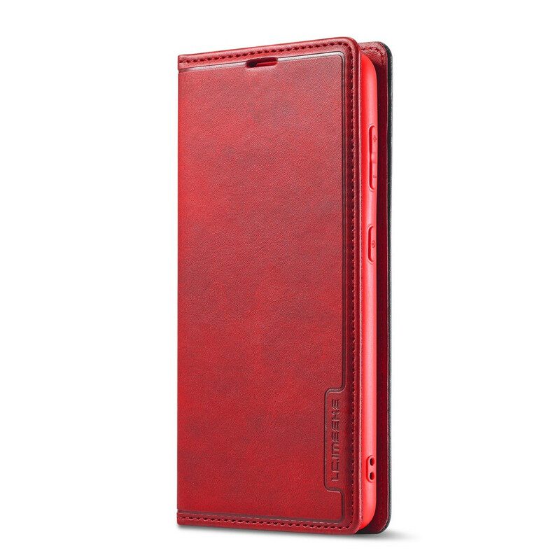 Folio Cover Samsung Galaxy S21 FE Custodia in pelle Lc-001 Serie Lc.imeeke