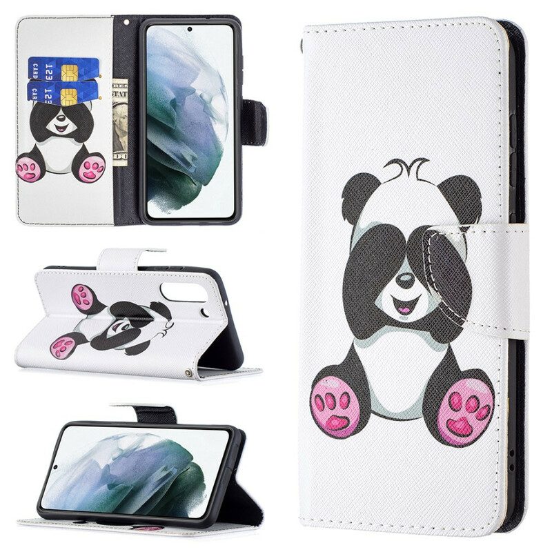 Folio Cover Samsung Galaxy S21 FE Divertimento Panda