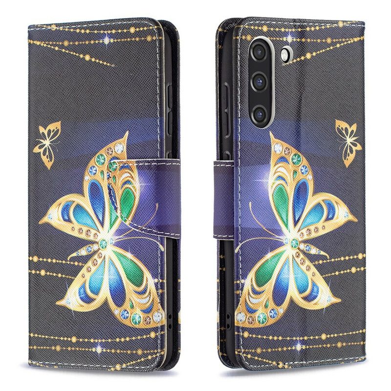 Folio Cover Samsung Galaxy S21 FE Farfalla D'oro