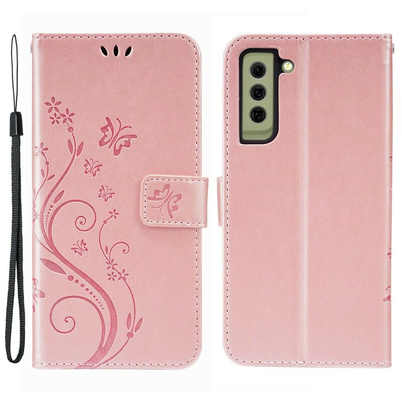 Folio Cover Samsung Galaxy S21 FE Farfalle Al Vento