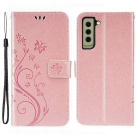 Folio Cover Samsung Galaxy S21 FE Farfalle Al Vento