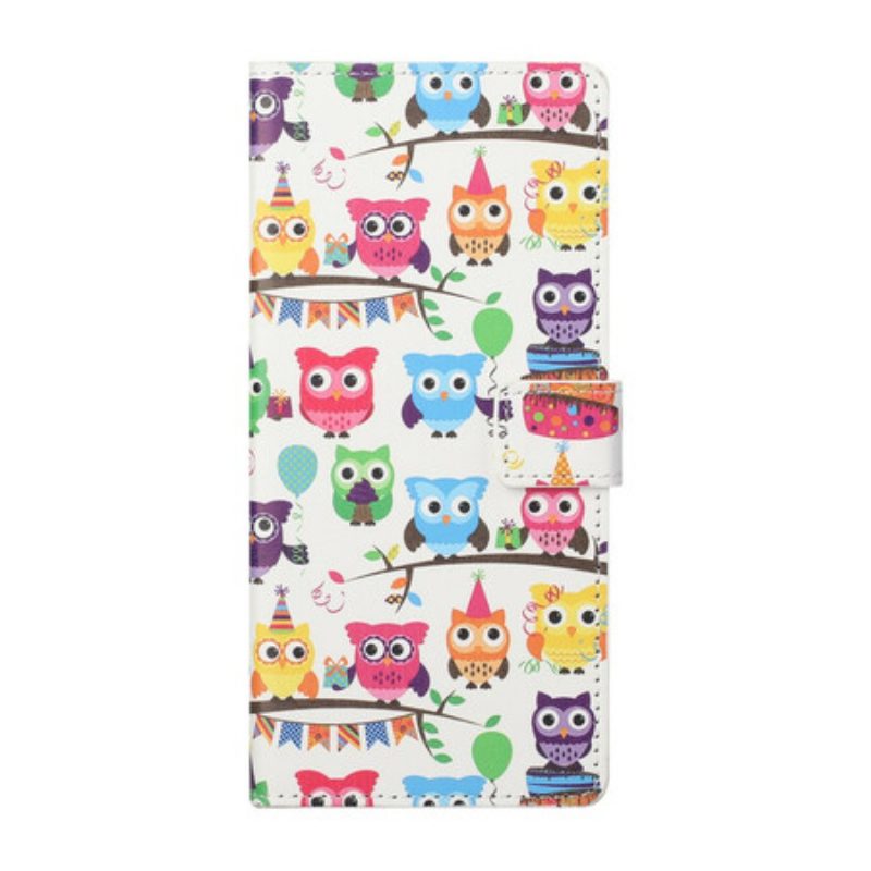 Folio Cover Samsung Galaxy S21 FE Gufi Multipli