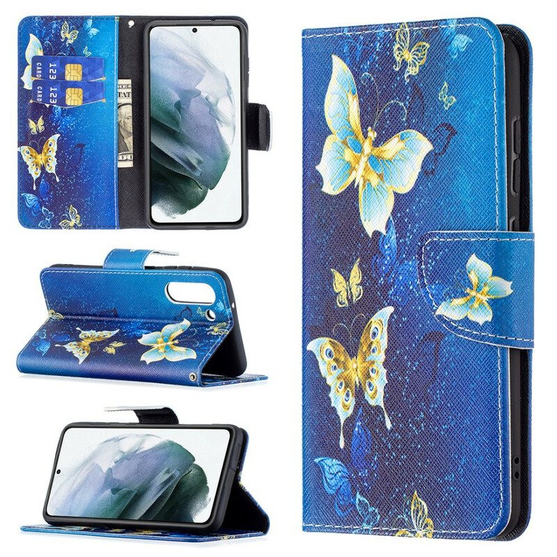 Folio Cover Samsung Galaxy S21 FE Re Farfalle