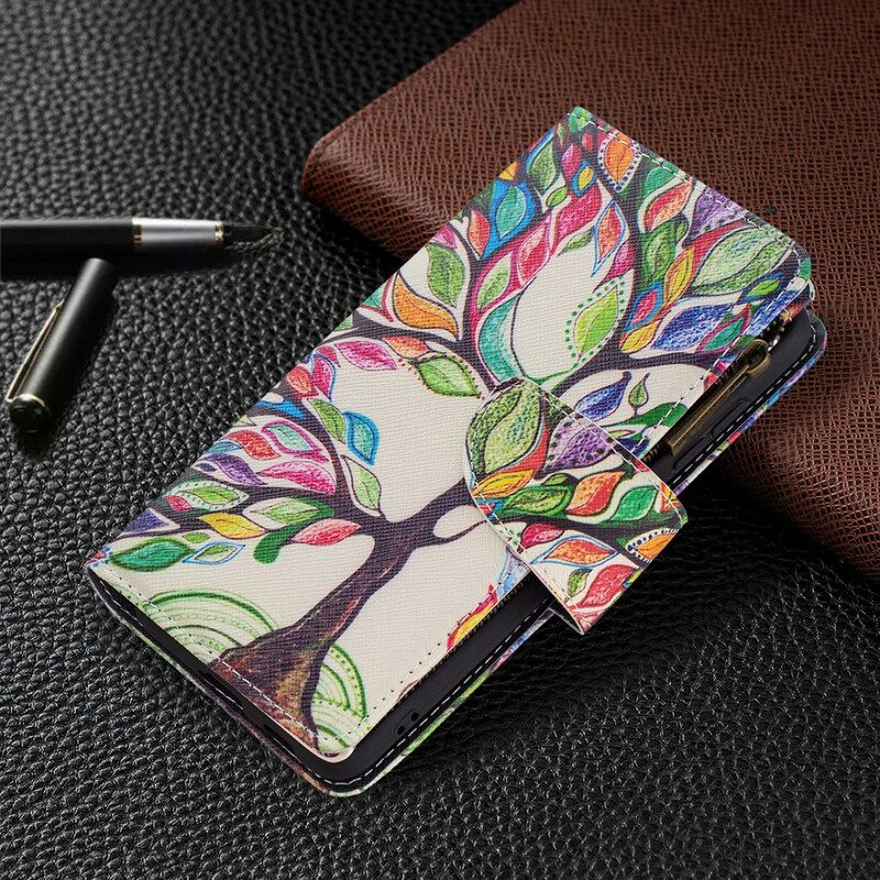 Folio Cover Samsung Galaxy S21 FE Tasca Per Albero Con Cerniera