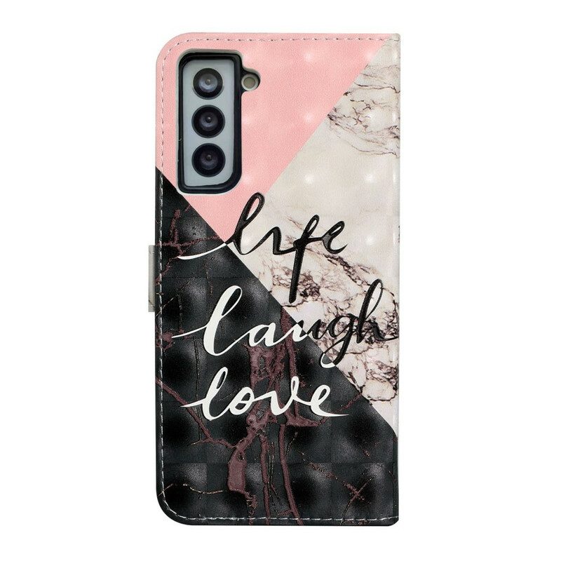 Folio Cover Samsung Galaxy S21 FE Vita Ridere Amore