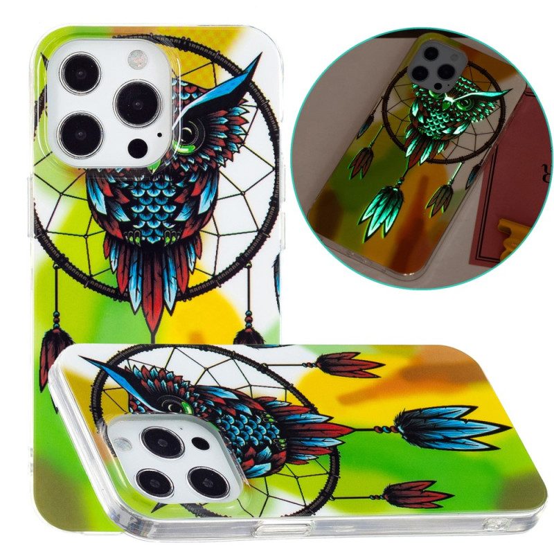 Cover iPhone 15 Pro Max Acchiappasogni Fluorescente