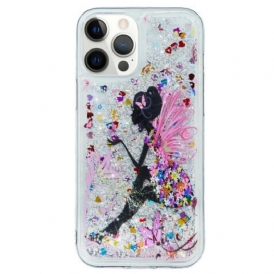 Cover iPhone 15 Pro Max Cane Glitterato