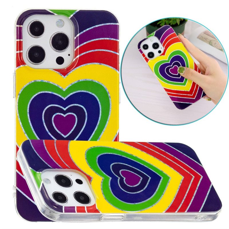 Cover iPhone 15 Pro Max Cuore Psichedelico