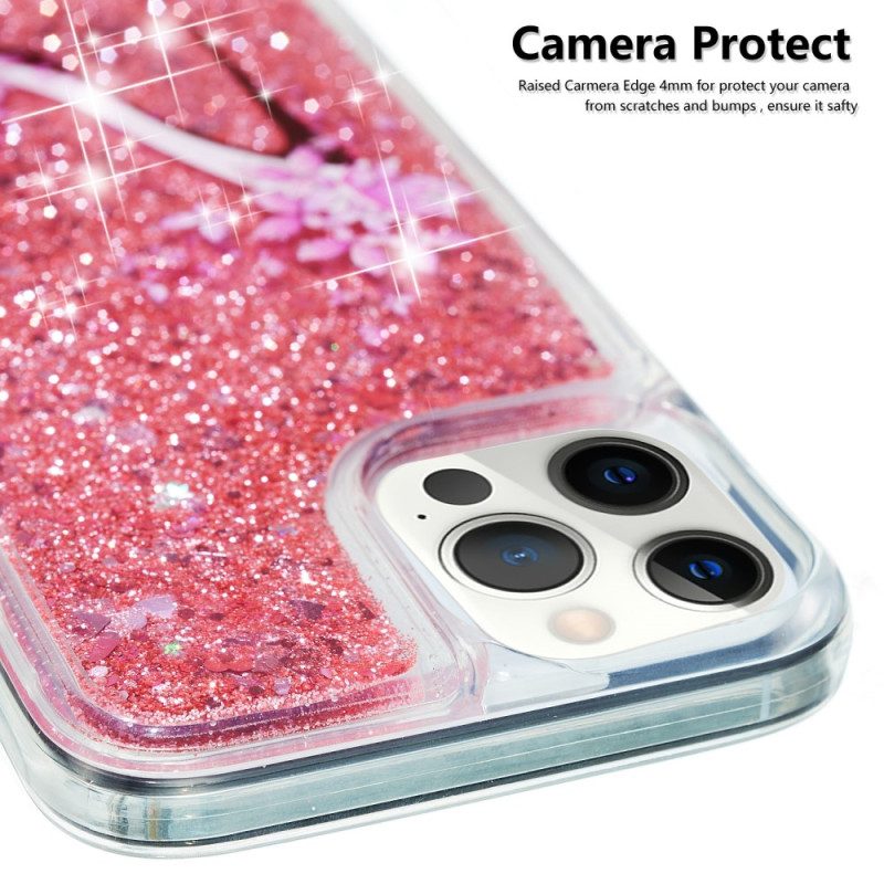 Cover iPhone 15 Pro Max Décolleté Con Paillettes