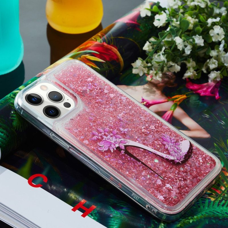 Cover iPhone 15 Pro Max Décolleté Con Paillettes