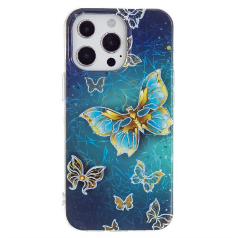 Cover iPhone 15 Pro Max Farfalle Preziose