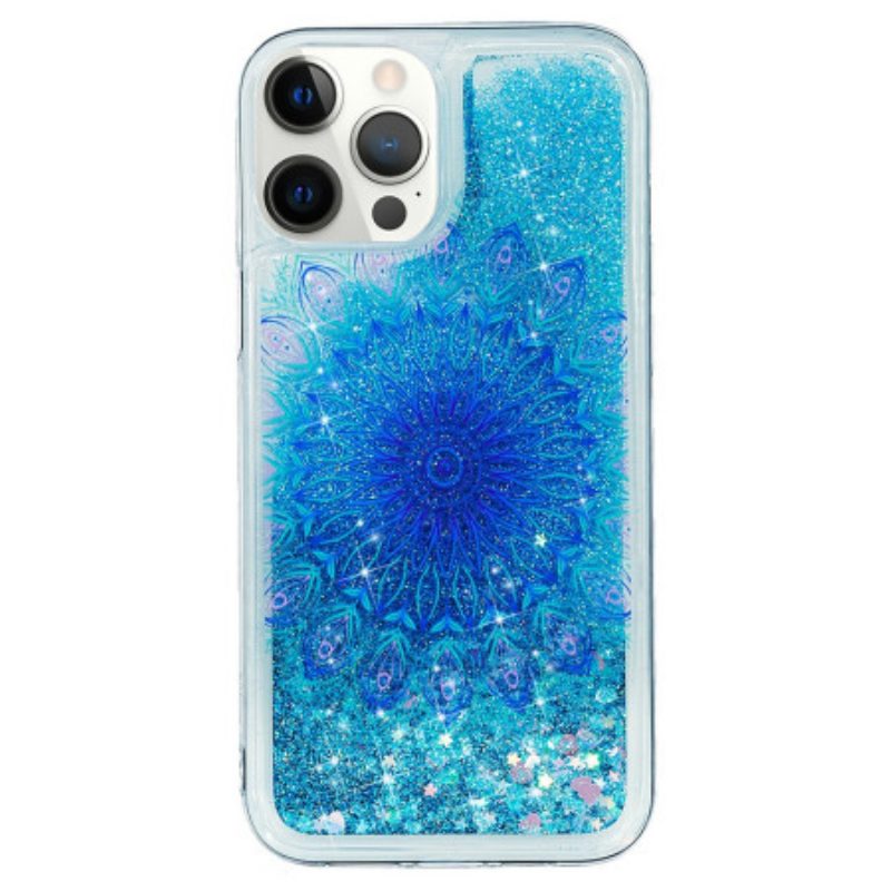 Cover iPhone 15 Pro Max Mandala Glitterato