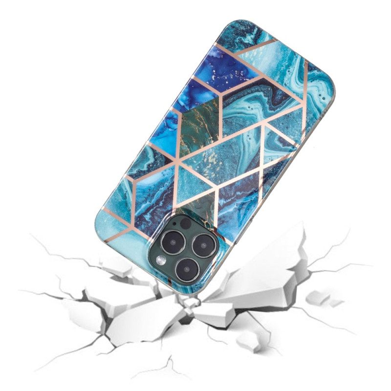 Cover iPhone 15 Pro Max Marmo Geometrico