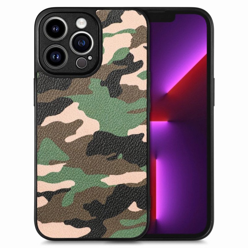 Cover iPhone 15 Pro Max Mimetica Militare