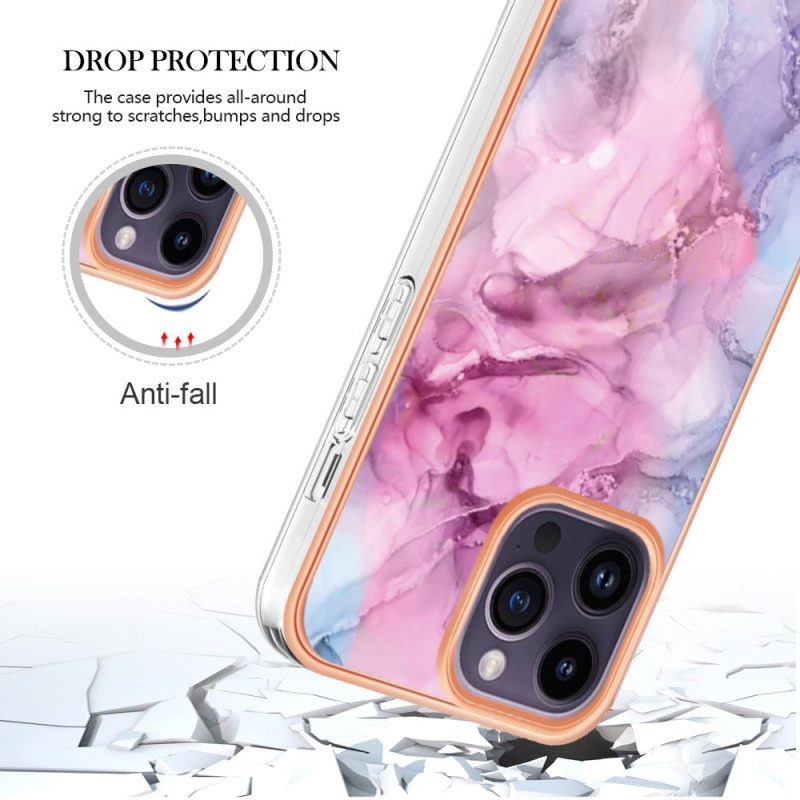 Cover iPhone 15 Pro Max Stile Marmorizzato