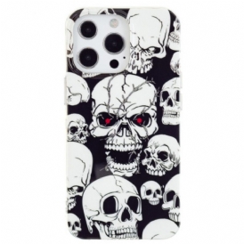 Cover iPhone 15 Pro Max Teschi Fluorescenti