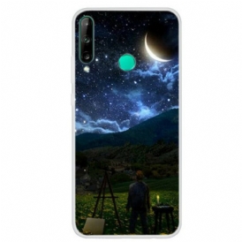 Cover Huawei Y7p Pittore Nella Notte
