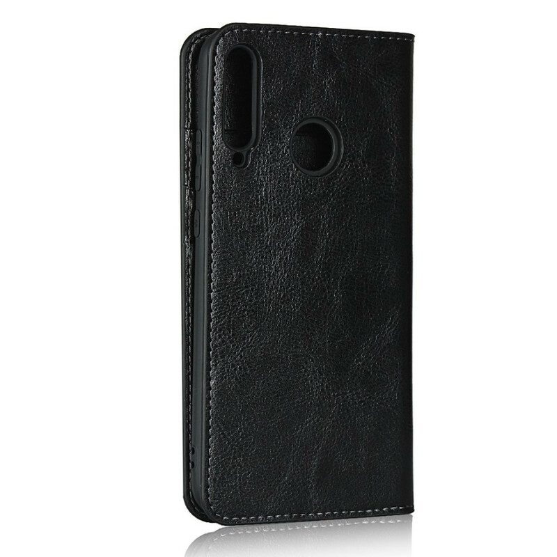 Folio Cover Huawei Y7p Custodia in pelle Pelle Vera