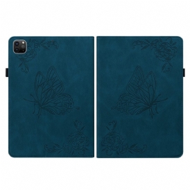 Custodia in pelle iPad Pro 11" (2022) Farfalle Stilizzate