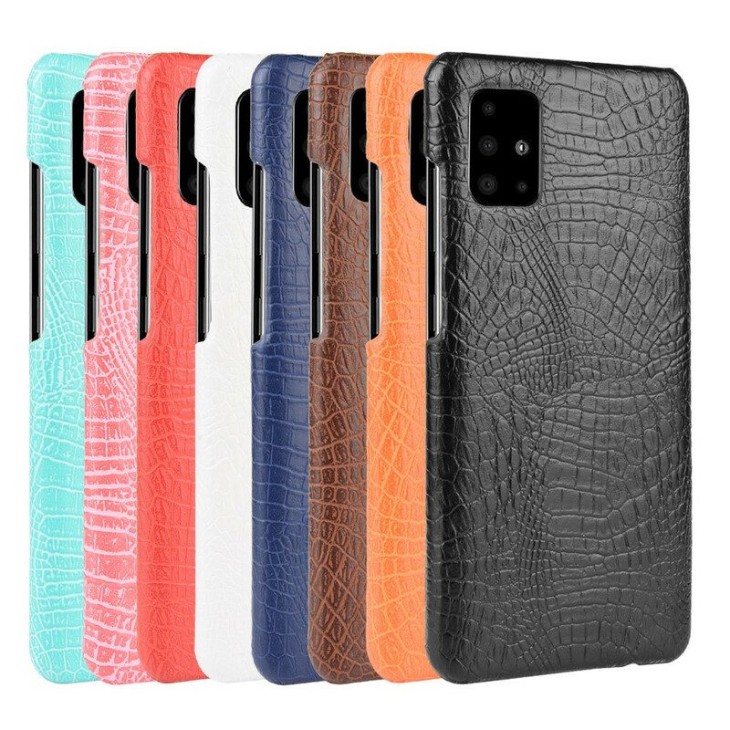 Cover Samsung Galaxy A51 5G Effetto Pelle Di Coccodrillo