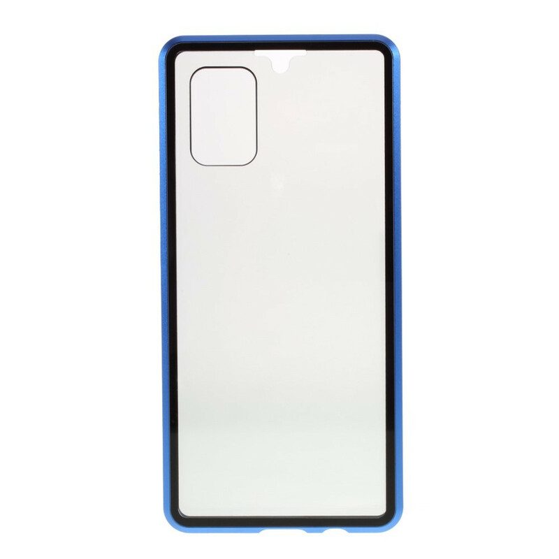 Cover Samsung Galaxy A51 5G Vetro Temperato Anteriore E Posteriore E Metallo