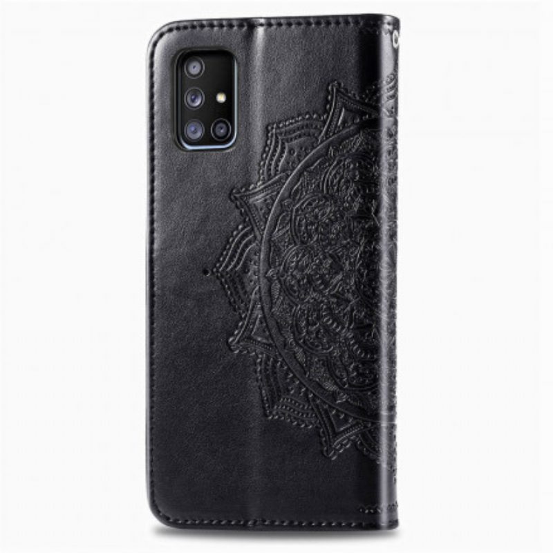 Custodia in pelle Samsung Galaxy A51 5G Mandala Medioevo