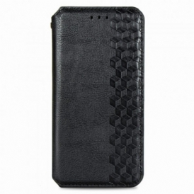 Folio Cover Samsung Galaxy A51 5G Custodia in pelle Texture Diamante Effetto Pelle