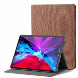 Custodia in pelle iPad Pro 12.9" (2020) Tessuto X-level