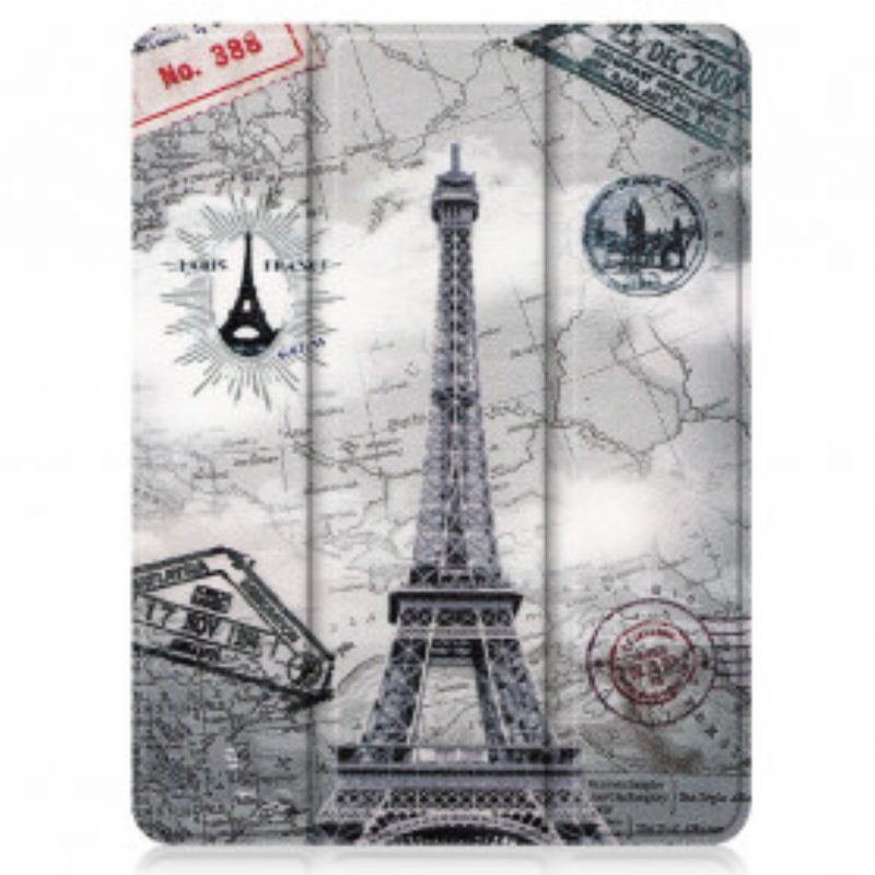 Custodia iPad Pro 12.9" (2020) Porta Stilo Torre Eiffel