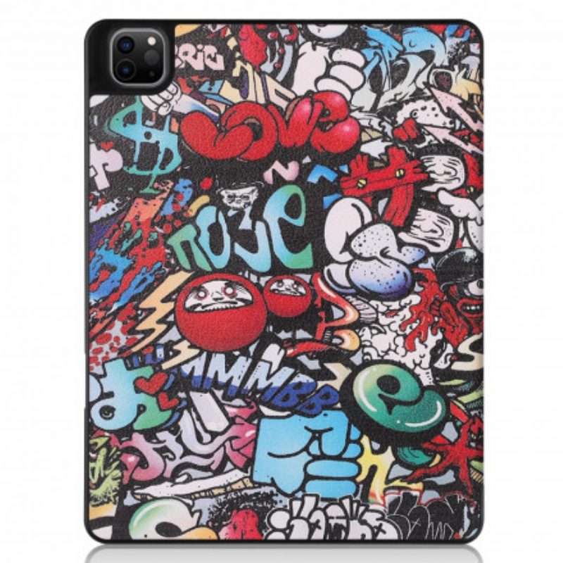 Custodia iPad Pro 12.9" (2020) Portapenne Graffiti