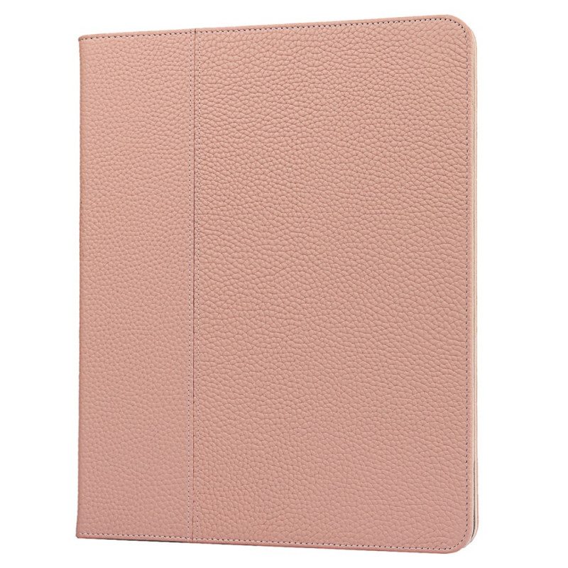 Folio Cover iPad Pro 12.9" (2020) Vera Pelle Di Litchi