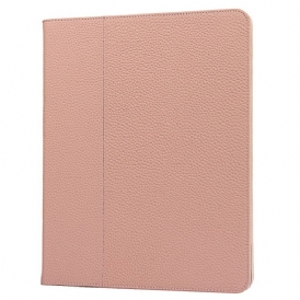 Folio Cover iPad Pro 12.9" (2020) Vera Pelle Di Litchi