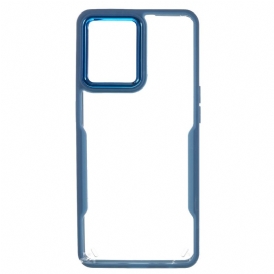 Cover Oppo Reno 7 Acrilico Trasparente E Contorno Colorato