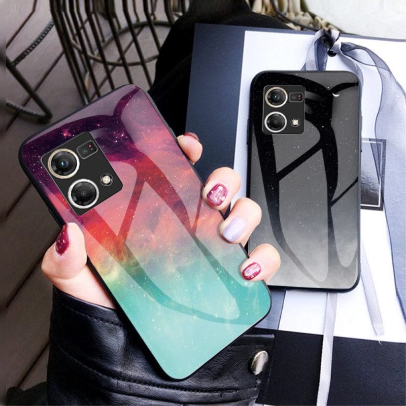 Cover Oppo Reno 7 Modello In Vetro Temperato