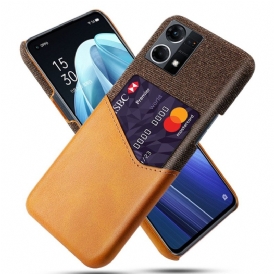 Cover Oppo Reno 7 Struttura Del Panno Del Supporto Di Carta