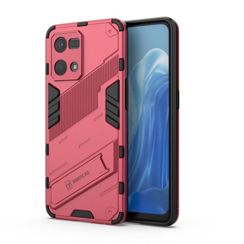 Cover Oppo Reno 7 Supporto Staccabile A Due Posizioni A Mani Libere