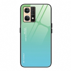 Cover Oppo Reno 7 Vetro Temperato Sii Te Stesso