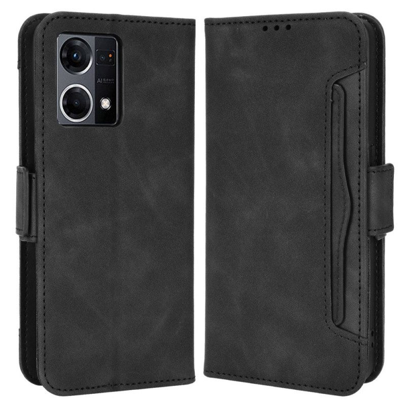 Custodia in pelle Oppo Reno 7 Classe Premier Multi-carta