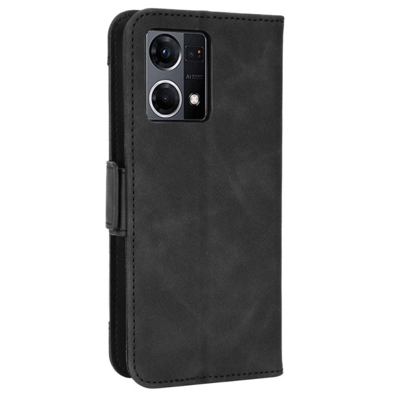 Custodia in pelle Oppo Reno 7 Classe Premier Multi-carta