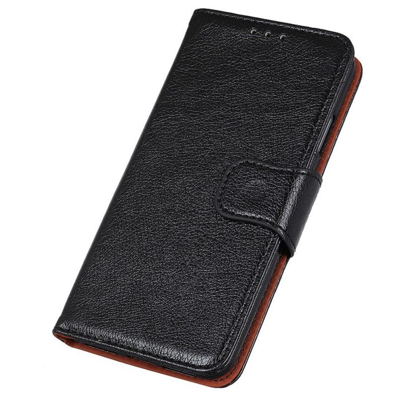 Custodia in pelle Oppo Reno 7 Pelle Crosta Nappa