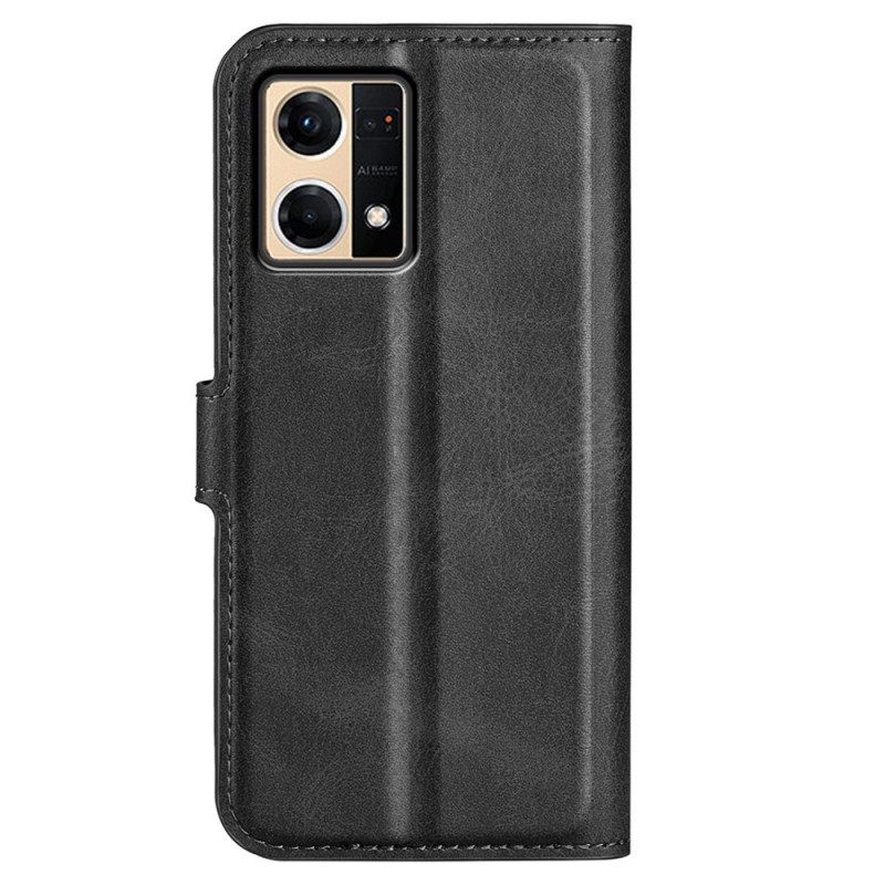 Custodia in pelle Oppo Reno 7 Stile In Pelle Pregiata