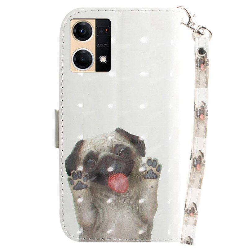 Folio Cover Oppo Reno 7 Cane Perizoma