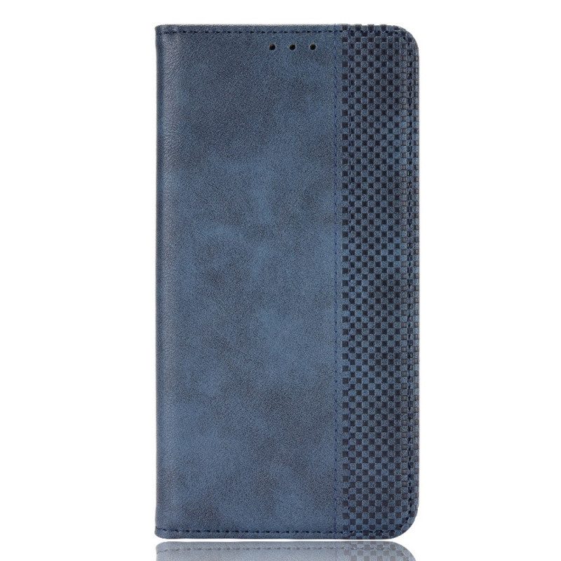 Folio Cover Oppo Reno 7 Custodia in pelle Stile Stilizzato In Pelle