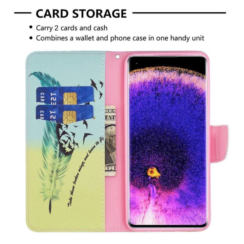 Folio Cover Oppo Reno 7 Piuma