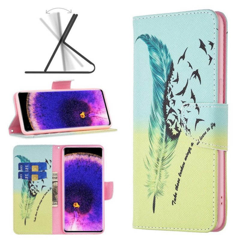 Folio Cover Oppo Reno 7 Piuma