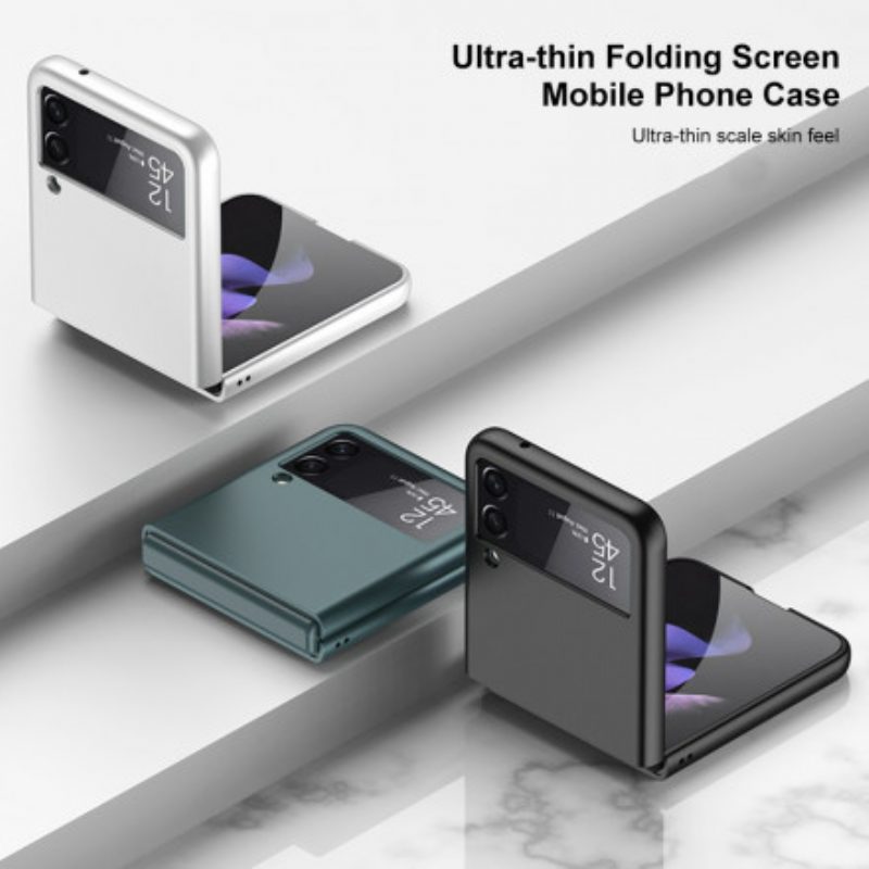 Folio Cover Samsung Galaxy Z Flip 3 5G Custodia in pelle Gkk Ultra Fine