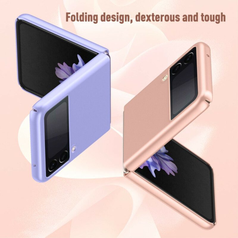 Folio Cover Samsung Galaxy Z Flip 3 5G Custodia in pelle Sensazione Della Pelle