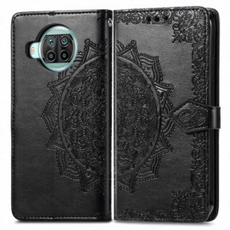 Custodia in pelle Xiaomi Mi 10T Lite Mandala Medioevo